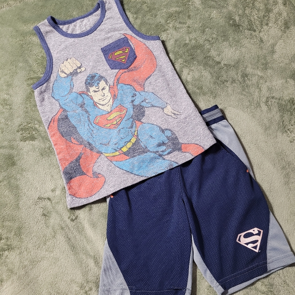 😊 Superman Boy's 2pc short set 6 / 7